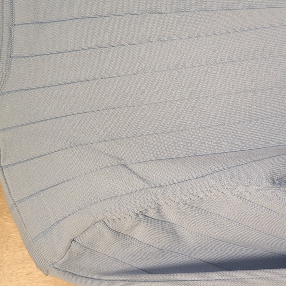 NWT Endless Rose Blue Structured Knit Jacket Gold Buttons L - Picture 10 of 13